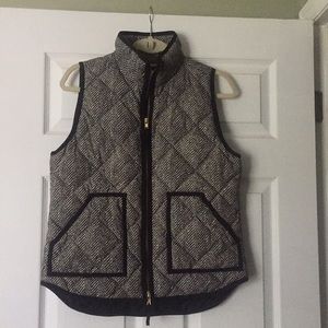 J Crew Houndstooth Printed vest